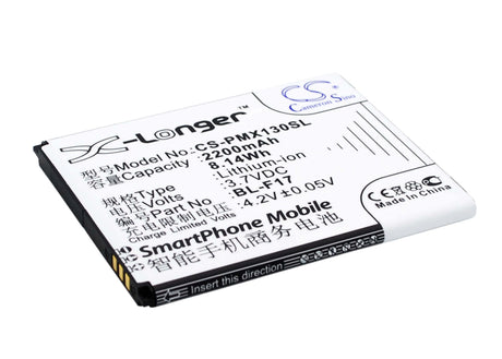 3.7V, Li-ion, 2200mAh, SmartPhone battery fits Phicomm, Bl-f17, 2s, X130, 8.14Wh Mobile, SmartPhone Cameron Sino Technology Limited (Smartphone)