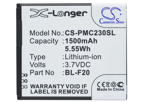 Battery For Phicomm C230w, C230v, I700v 3.7v, 1500mah - 5.55wh Batteries for Electronics Cameron Sino Technology Limited (Suspended)   