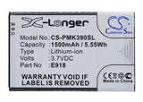 3.7V, Li-ion, 1500mAh, SmartPhone battery fits Phicomm, E918, I310v, K390v, 5.55Wh Mobile, SmartPhone Cameron Sino Technology Limited (Suspended)