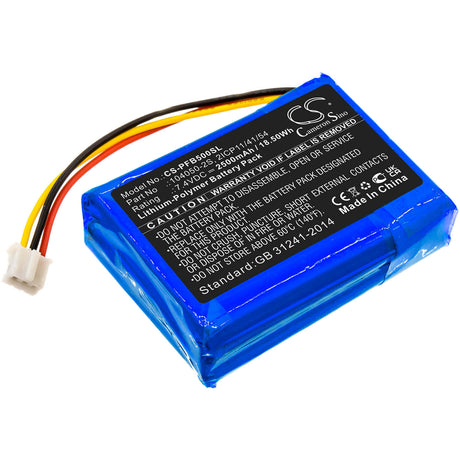 7.4V, Li-Polymer, 2500mAh, Speaker battery fits Philips, B5/12, Fidelio B5, 18.50Wh Speaker Cameron Sino Technology Limited