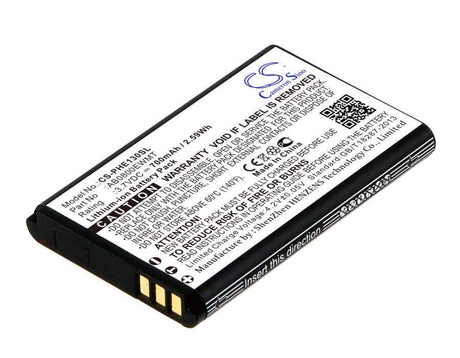 3.7V, Li-ion, 700mAh, SmartPhone battery fits Philips, Ab0800ewmt, E105, E130, 2.59Wh Mobile, SmartPhone Cameron Sino Technology Limited (Smartphone)