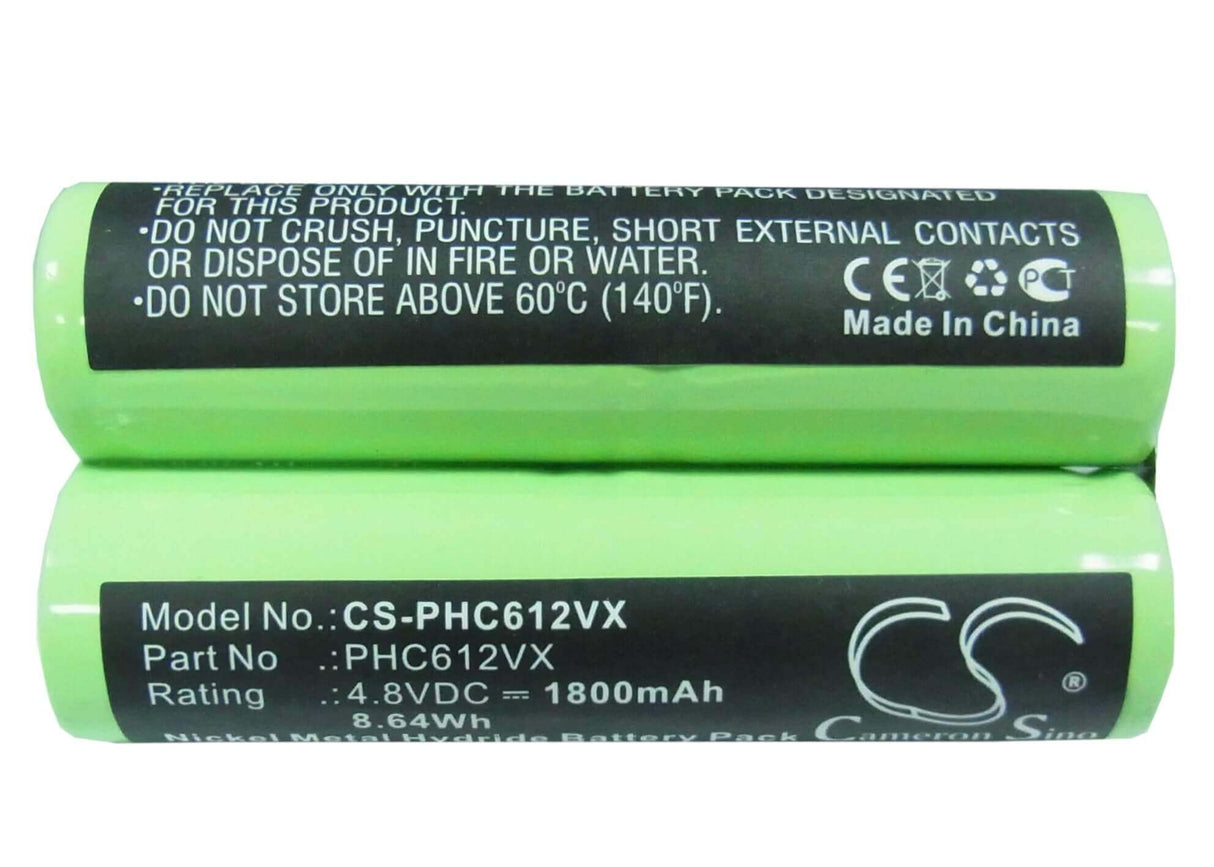 4.8V, Ni-MH, 1800mAh, Vacuum battery fits Philips, Fc6125, 8.64Wh Vacuum Cameron Sino Technology Limited