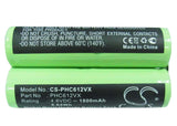 4.8V, Ni-MH, 1800mAh, Vacuum battery fits Philips, Fc6125, 8.64Wh Vacuum Cameron Sino Technology Limited