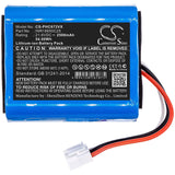 21.6V, Li-ion, 2500mAh, Vacuum battery fits Philips, Fc6721, Fc6721/01, Fc6721-01, 54.00Wh Vacuum Cameron Sino Technology Limited