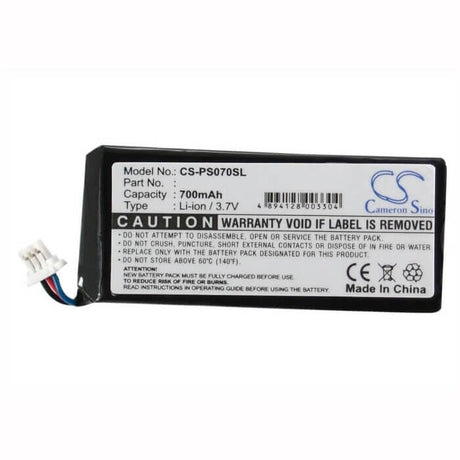 3.7V, Li-ion, 700mAh, Media Player battery fits Philips, 31042005223, Gogear Hdd1630 6gb, Hdd070 2gb, 2.59Wh Media Player Cameron Sino Technology Limited
