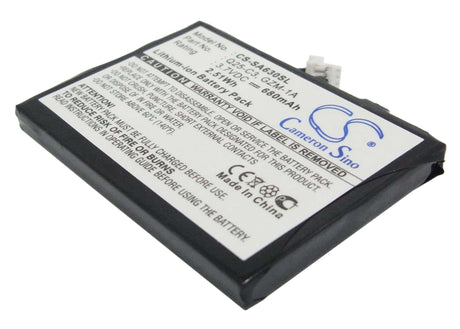 3.7V, Li-ion, 680mAh, Media Player battery fits Philips, Gzm-1a, Gogear Hdd6330 30gb, 2.52Wh Media Player Cameron Sino Technology Limited