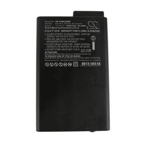 12.0V, Ni-MH, 4000mAh, Medical battery fits Philips, Dr36aas, M2 Monitor, M3 Monitor, 48.00Wh Medical Cameron Sino Technology Limited (Medical)