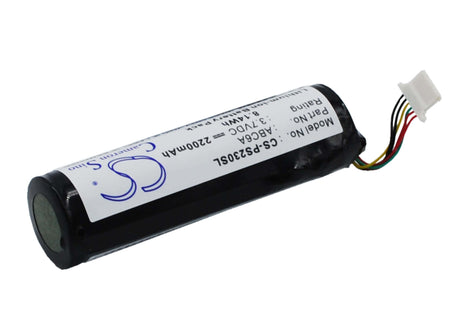3.7V, Li-ion, 2200mAh, Media Player battery fits Philips, Abc6a, Pmc7230, Pmc7230/17, 8.14Wh Media Player Cameron Sino Technology Limited