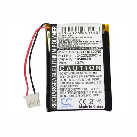 3.7V, Li-Polymer, 850mAh, Remote Control battery fits Philips, 2577744, 2669577, Prestigo Srt9320, 3.15Wh Remote Control Cameron Sino Technology Limited