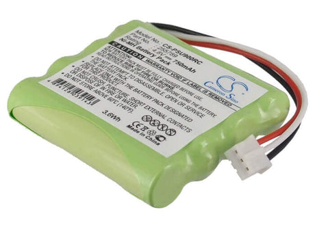 4.8V, Ni-MH, 750mAh, Remote Control battery fits Philips, Pronto Pro 900, Tsu7000/37, 3.6Wh Remote Control Cameron Sino Technology Limited