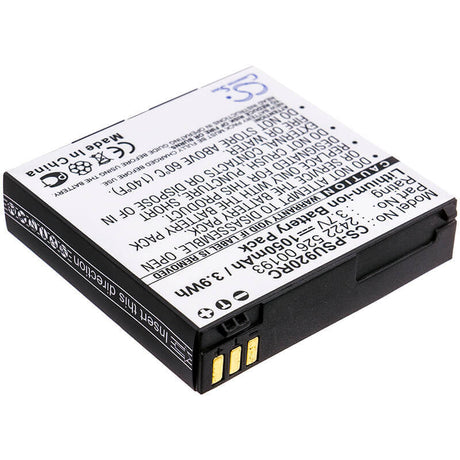 3.7V, Li-ion, 1050mAh, Remote Control battery fits Philips, Pronto Tsu-9200, Pronto Tsu9200/37, Tsu9200, 3.89Wh Remote Control Cameron Sino Technology Limited