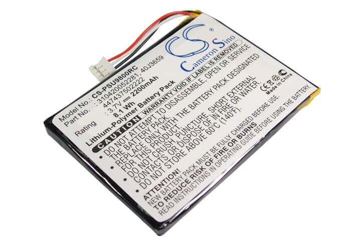 3.7V, Li-Polymer, 2200mAh, Remote Control battery fits Philips, Multimedia Control Panel Rc980, Pronto Pc9800i/17, Pronto Tsu-9800, 8.14Wh Remote Control Cameron Sino Technology Limited