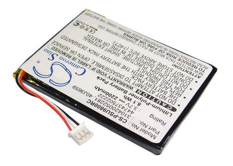 3.7V, Li-Polymer, 2200mAh, Remote Control battery fits Philips, Multimedia Control Panel Rc980, Pronto Pc9800i/17, Pronto Tsu-9800, 8.14Wh Remote Control Cameron Sino Technology Limited