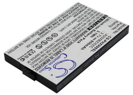 Battery For Philips Xenium 9a98, Xenium 9@98 3.7v, 850mah - 3.15wh Batteries for Electronics Cameron Sino Technology Limited (Suspended)