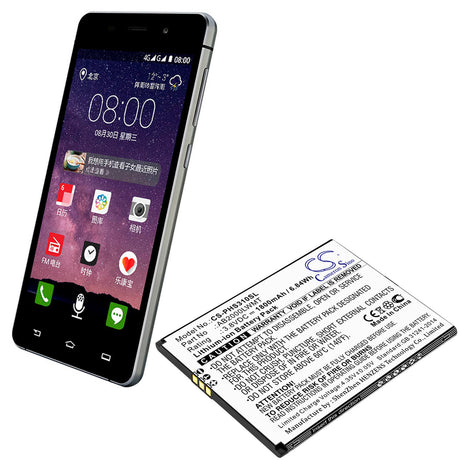 3.8V, Li-ion, 1800mAh, SmartPhone battery fits Philips, Ab2000lwmt, Xenium Cts310x, Xenium S310x, 6.84Wh Mobile, SmartPhone Cameron Sino Technology Limited (Smartphone)