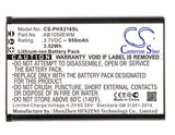 3.7V, Li-ion, 950mAh, SmartPhone battery fits Philips, Ab1050ewm, Xenium X216, 3.52Wh Mobile, SmartPhone Cameron Sino Technology Limited (Smartphone)