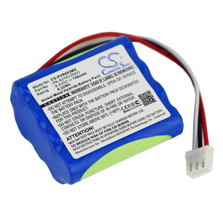 8.4V, Ni-MH, 740mAh, Medical battery fits Physiomed, Hr-aaa4u-1000-f3+f4, Vocastim, Vocastim Trainer, 6.22Wh Medical Cameron Sino Technology Limited (Medical)