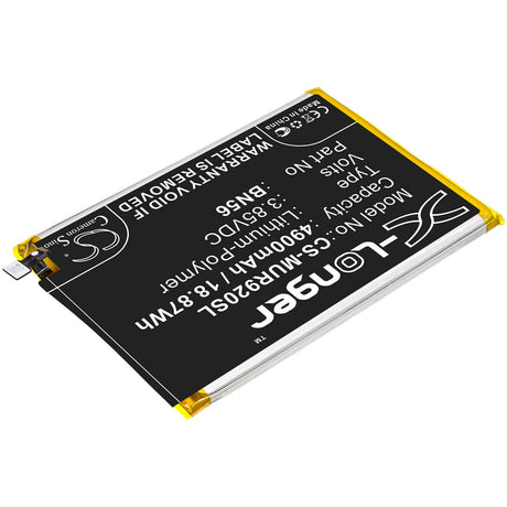 3.85V, Li-Polymer, 4900mAh, SmartPhone battery fits Poco, Redmi, Bn56, M2 Pro, 18.87Wh Mobile, SmartPhone Cameron Sino Technology Limited (Smartphone)