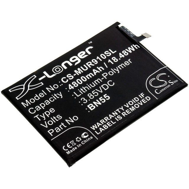 3.85V, Li-Polymer, 4800mAh, SmartPhone battery fits Pocophone, Redmi, Xiaomi, Bn55, M2003j6ci, Poco M2 Pro, 18.48Wh Mobile, SmartPhone Cameron Sino Technology Limited (Smartphone)