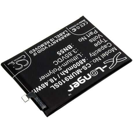 3.85V, Li-Polymer, 4800mAh, SmartPhone battery fits Pocophone, Redmi, Xiaomi, Bn55, M2003j6ci, Poco M2 Pro, 18.48Wh Mobile, SmartPhone Cameron Sino Technology Limited (Smartphone)