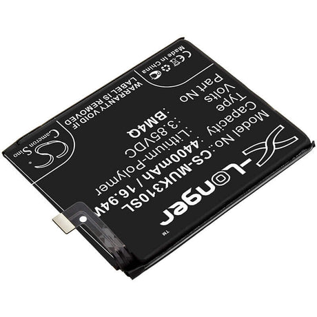 3.85V, Li-Polymer, 4400mAh, SmartPhone battery fits Pocophone, Xiaomi, Bm4q, Poco F2 Pro 5g, 16.94Wh Mobile, SmartPhone Cameron Sino Technology Limited (Smartphone)