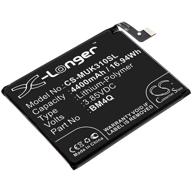 3.85V, Li-Polymer, 4400mAh, SmartPhone battery fits Pocophone, Xiaomi, Bm4q, Poco F2 Pro 5g, 16.94Wh Mobile, SmartPhone Cameron Sino Technology Limited (Smartphone)