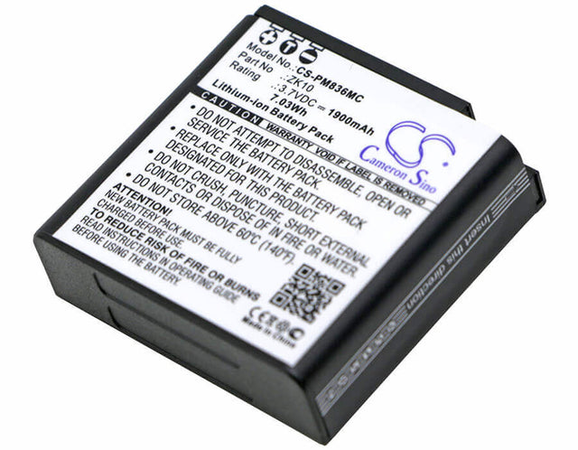 3.7V, Li-ion, 1900mAh, Camera battery fits Polaroid, Zk10, Im1836, 7.03Wh Camera Cameron Sino Technology Limited (Camera)