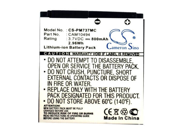 Battery For Polaroid M737, M737t, T737 3.7v, 800mah - 2.96wh Batteries for Electronics Cameron Sino Technology Limited (Suspended)