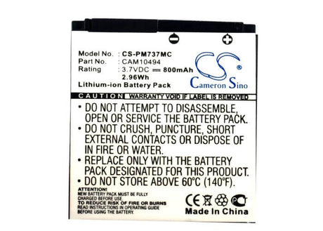 Battery For Polaroid M737, M737t, T737 3.7v, 800mah - 2.96wh Batteries for Electronics Cameron Sino Technology Limited (Suspended)