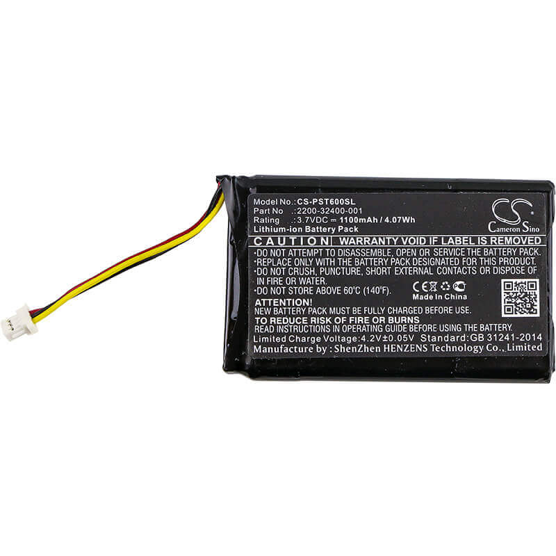 3.7V, Li-ion, 1100mAh, Speaker battery fits Polycom, Pwm-10t, Qdx-6000, 4.07Wh Speaker Cameron Sino Technology Limited