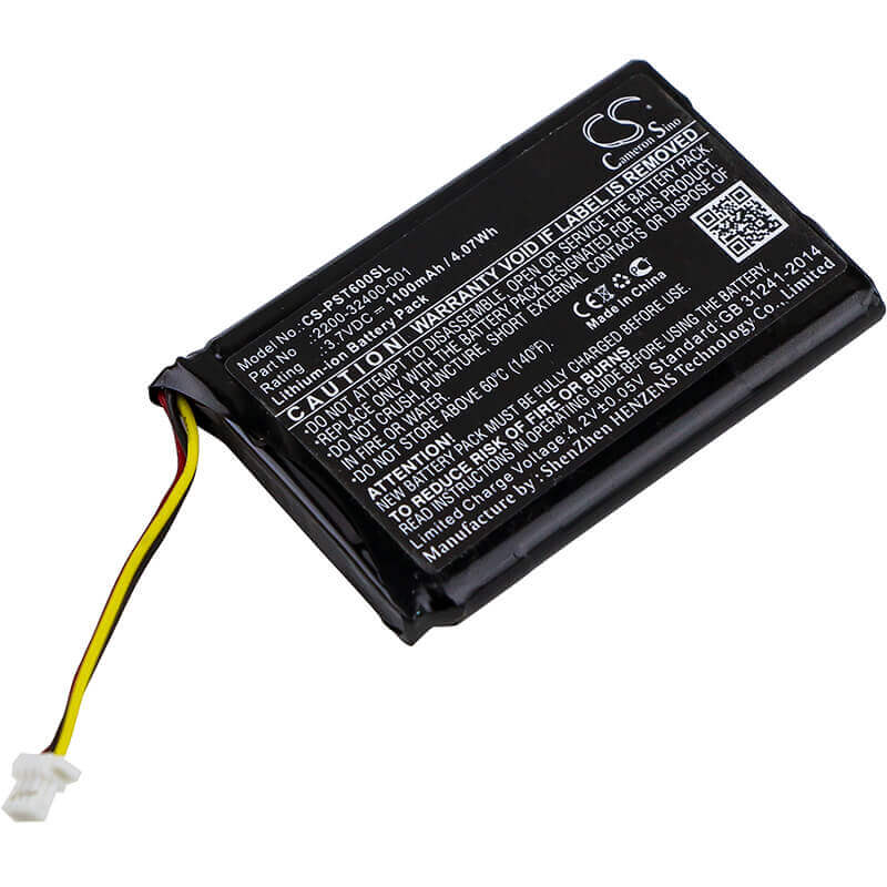 3.7V, Li-ion, 1100mAh, Speaker battery fits Polycom, Pwm-10t, Qdx-6000, 4.07Wh Speaker Cameron Sino Technology Limited