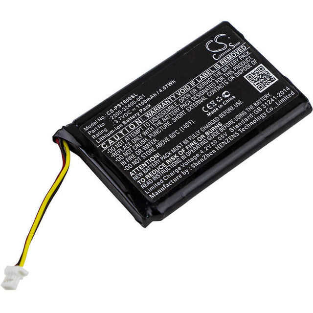 3.7V, Li-ion, 1100mAh, Speaker battery fits Polycom, Pwm-10t, Qdx-6000, 4.07Wh Speaker Cameron Sino Technology Limited