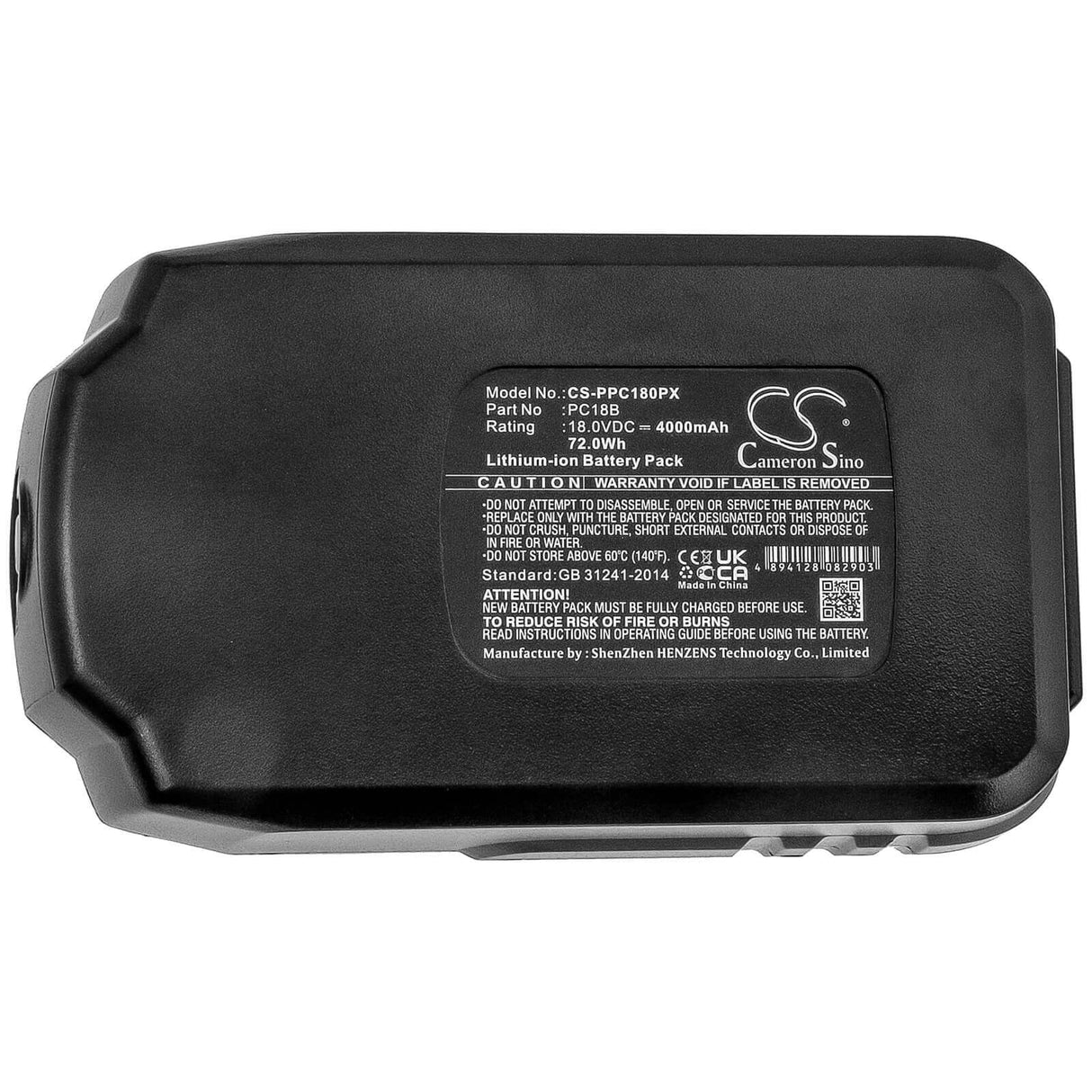 18.0V, Li-ion, 4000mAh, Power Tools battery fits Porter Cable, Pc18b, Pc18ag, Pc18al, 72Wh Power Tools Cameron Sino Technology Limited (Suspended)