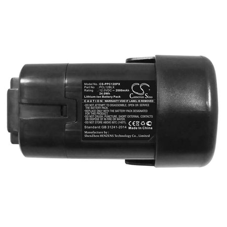 12.0V, Li-ion, 2000mAh, Power Tools battery fits Porter Cable, Pcl12blx, Pcl120crc, Pcl120crc-2, 24Wh Power Tools Cameron Sino Technology Limited (Power Tools)