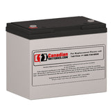 Batterie pour Powerware 153302035-001 UPS, 1 x 12v, 75ah - 900wh Batteries UPS Gamme CB