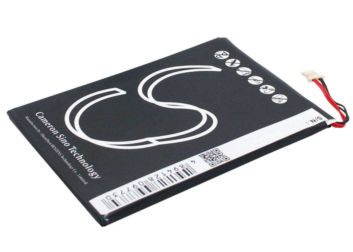 3.7V, Li-Polymer, 3000mAh, Tablet battery fits Prestigio, 3871a2, Multipad 7.0 Ultra Duo, Pmt5877c, 11.10Wh Tablet Cameron Sino Technology Limited