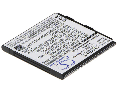 3.7V, Li-ion, 1200mAh, SmartPhone battery fits Prestigio, Pap4020 Duo, Multiphone 4025 Duo, 4.44Wh Mobile, SmartPhone Cameron Sino Technology Limited (Suspended)