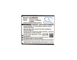 3.8V, Li-Polymer, 1700mAh, SmartPhone battery fits Prestigio, Pap4505 Duo, Multiphone 4505 Duo, 6.46Wh Mobile, SmartPhone Cameron Sino Technology Limited (Suspended)