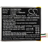 3.8V, Li-Polymer, 1500mAh, SmartPhone battery fits Prestigio, Hx336271aa, Psp7505 Duo, Psp7505duo, 5.7Wh Mobile, SmartPhone Cameron Sino Technology Limited (Smartphone)