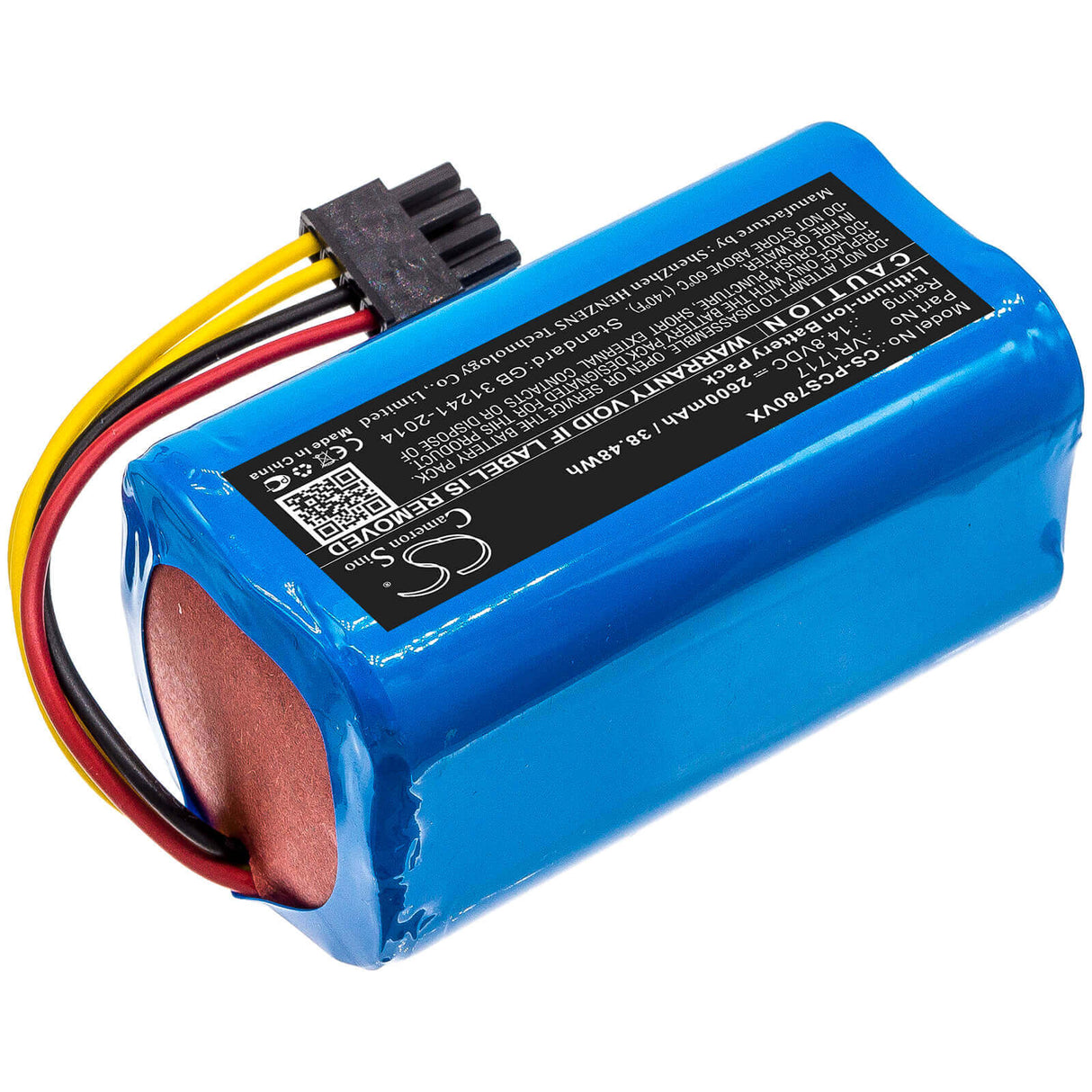 14.8V, Li-ion, 2600mAh, Vacuum battery fits Rovus, Suzuka, P10, 38.48Wh Vacuum Cameron Sino Technology Limited