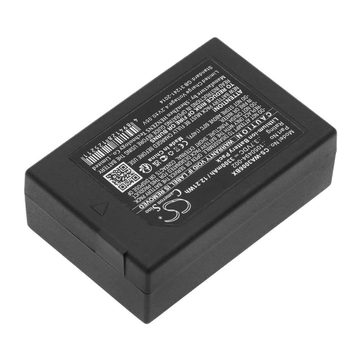 Barcode Scanner Battery For Psion, 1050494, 7525, 7525c, 7527, G1, G2, Wa3006, Wa3010 3.7v, 3300mah - 12.21wh Barcode Scanner Cameron Sino Technology Limited