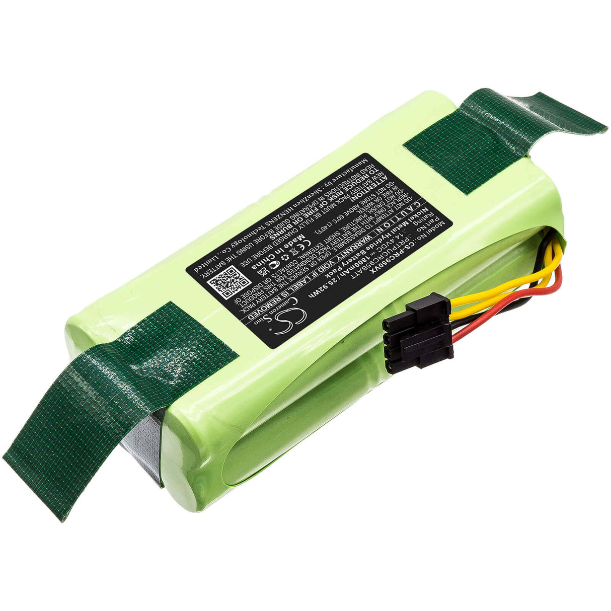 14.4V, Ni-MH, 1800mAh, Vacuum battery fits Pure Clean, Serenelife, Pucrc95, 25.92Wh Vacuum Cameron Sino Technology Limited