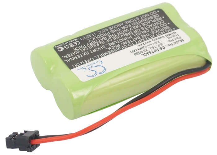 2.4V, Ni-MH, 1200mAh, Cordless Phone battery fits Radio Shack, Sony, V Tech, Sanyo, 23-9086, 239086, 9601943, 2.88Wh Cordless Phone Cameron Sino Technology Limited (Cordless Phone)