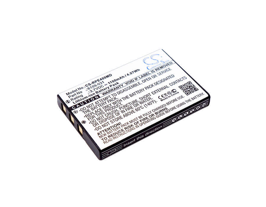 3.7V, Li-ion, 1100mAh, Medical battery fits Rainin, Mettlertoledo, 6109-031, E4 Xls+, 4.07Wh Medical Cameron Sino Technology Limited (Medical)