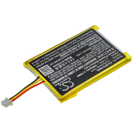 3.7V, Li-Polymer, 1000mAh, Headset battery fits Razer, 1icp5/34/50 1s1p, Nari Essential, Opus X, 3.7Wh Wireless Headset Cameron Sino Technology Limited