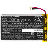 3.7V, Li-Polymer, 1500mAh, Tablet battery fits Rca, Pt425080, Rct6773w22, Rct6773w22b, 5.55Wh Tablet Cameron Sino Technology Limited
