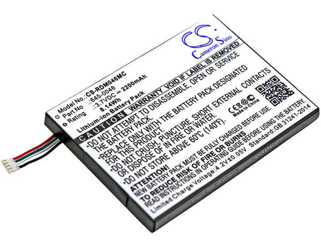 3.7V, Li-ion, 2200mAh, Camera battery fits Red Digital Cinema, 645-0046, Redmote, 8.14Wh Camera Cameron Sino Technology Limited (Camera)