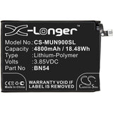 3.85V, Li-Polymer, 4800mAh, SmartPhone battery fits Redmi, Xiaomi, Bn54, 10x 4g, M2003j15sc, 18.48Wh Mobile, SmartPhone Cameron Sino Technology Limited (Smartphone)