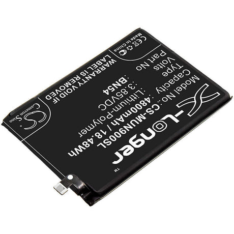 3.85V, Li-Polymer, 4800mAh, SmartPhone battery fits Redmi, Xiaomi, Bn54, 10x 4g, M2003j15sc, 18.48Wh Mobile, SmartPhone Cameron Sino Technology Limited (Smartphone)