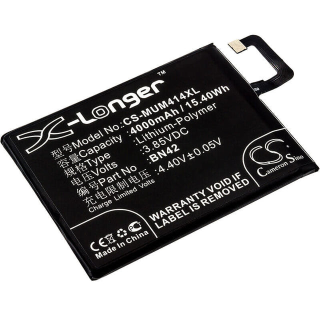 3.85V, Li-Polymer, 4000mAh, SmartPhone battery fits Xiaomi, Redmi, Bn42, 2016090, 4 Standard Edition, 15.4Wh Mobile, SmartPhone Cameron Sino Technology Limited (Smartphone)